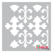 medieval style wall stencil