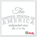 usa 1776 stencil
