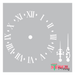 clock dials stencils