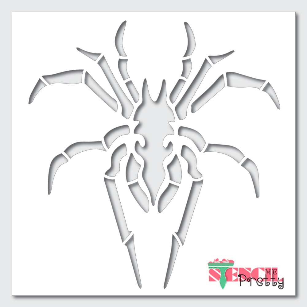 black widow stencil