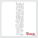 flower column stencil