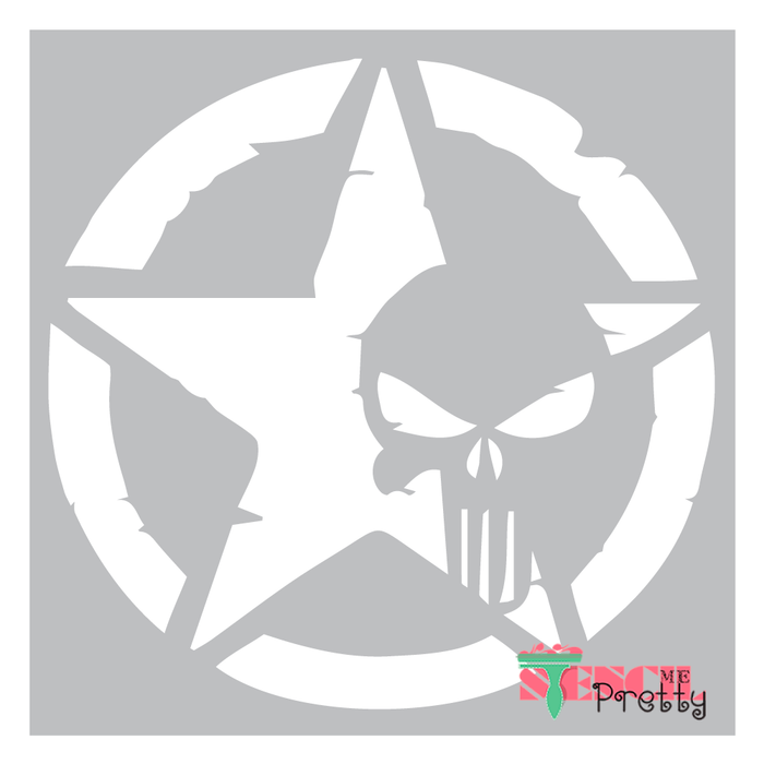 gothic halloween stencil