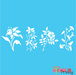 daffodil stencil
