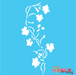 floral border stencil