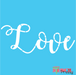 love stencil
