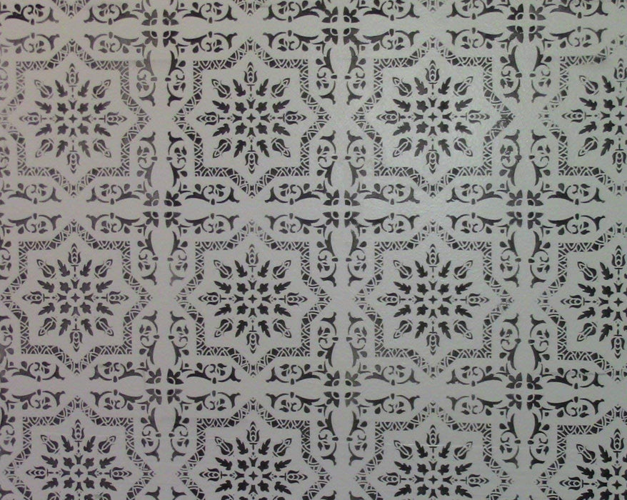 iranian tile stencil