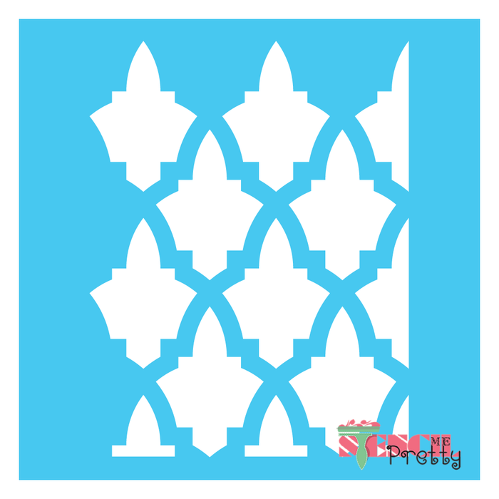 moroccan star stencil