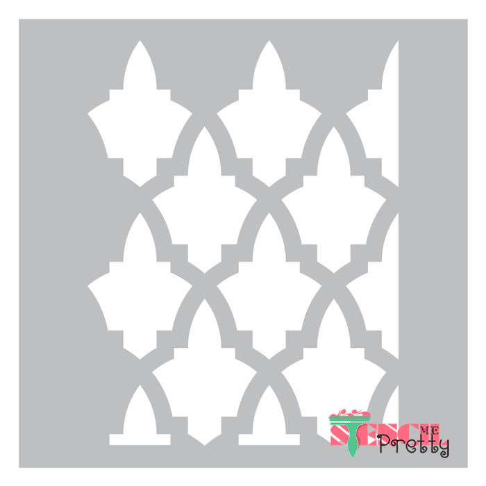 moroccan star stencil
