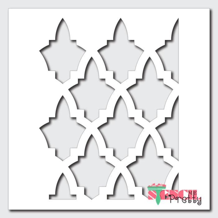 moroccan star stencil
