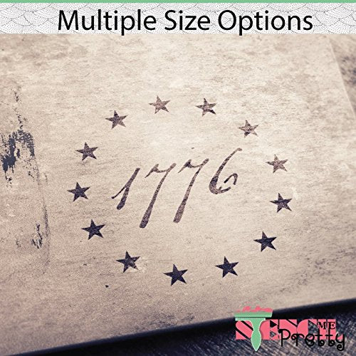 13 stars stencil