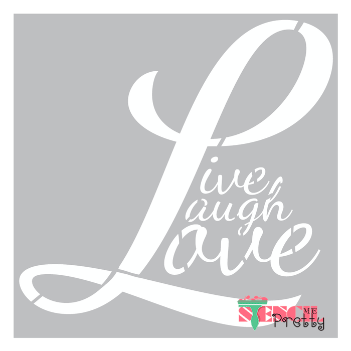 live laugh love stencil