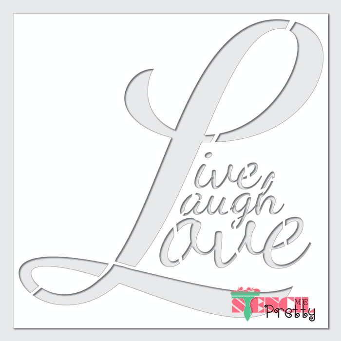 live laugh love stencil