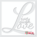 live laugh love stencil