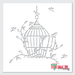 bird cage stencil