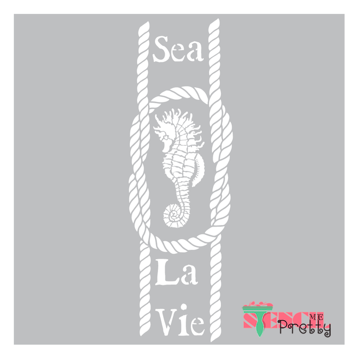 seahorse stencil