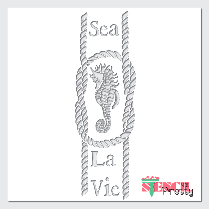 sea la vie stencil