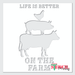 farm animals stencil