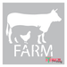 cow stencil