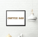 coffee bar stencil