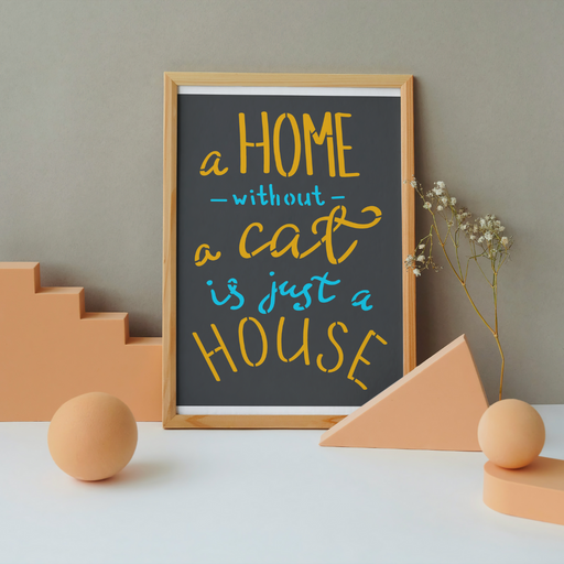 a home without a cat is just a home