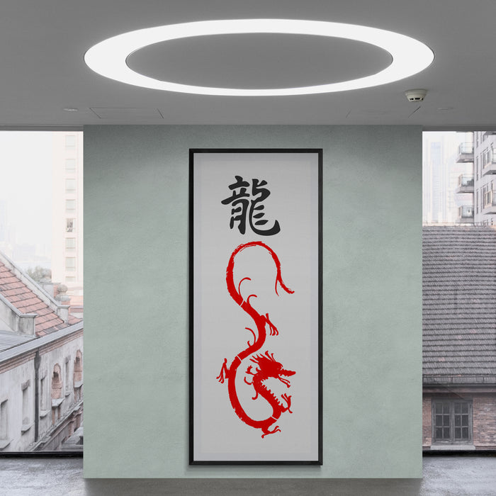 chinese dragon stencil