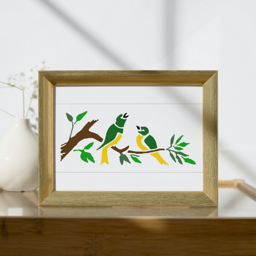 birds stencil