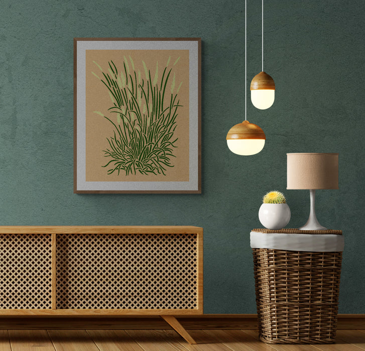 cattail stencil