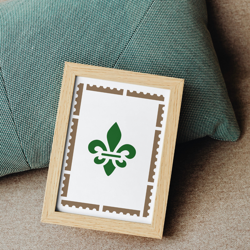 fleur de lis stencil