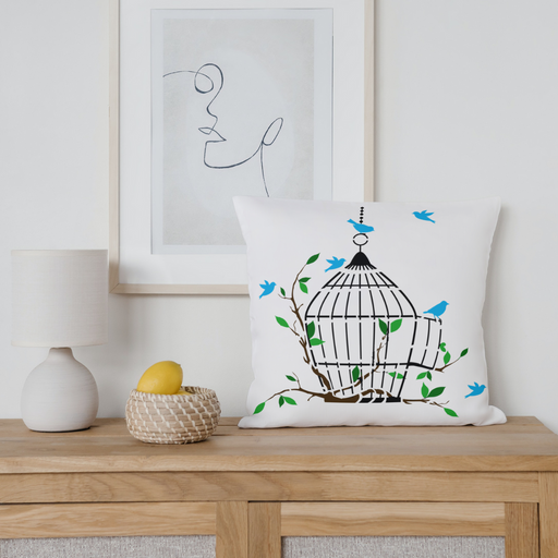 birds stencil