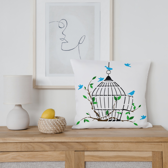 birds stencil