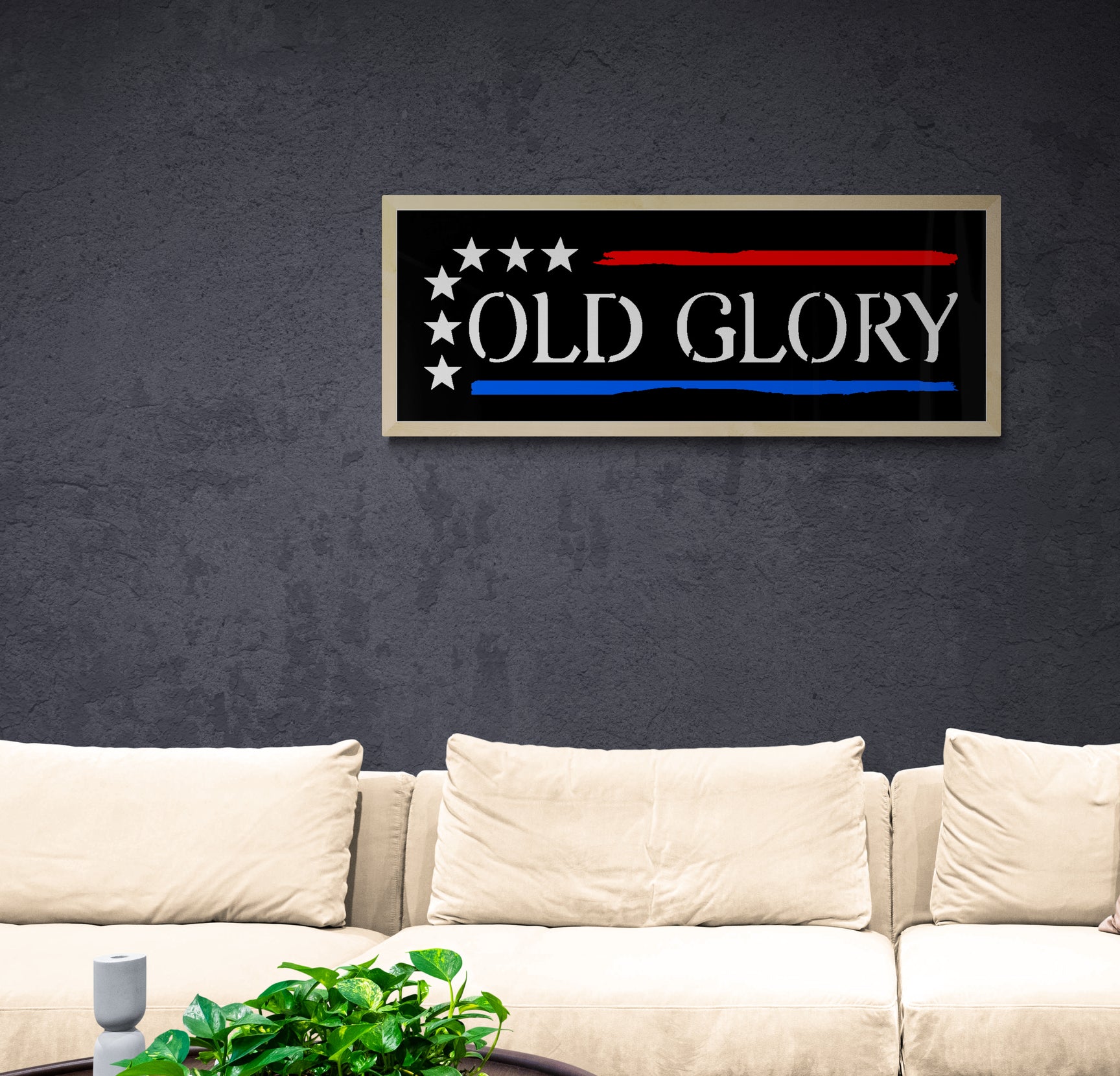 old glory stencil