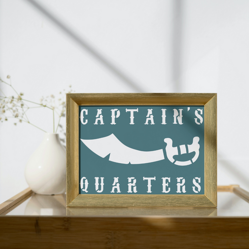 captain's quarter stencil