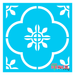 sun wallpaper stencil
