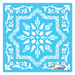 iranian tile stencil