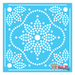 floral tile stencil