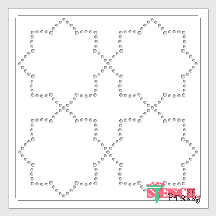 swedish tile stencil