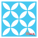 geometric Japan  pattern stencil