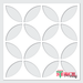 geometric Japan  pattern stencil