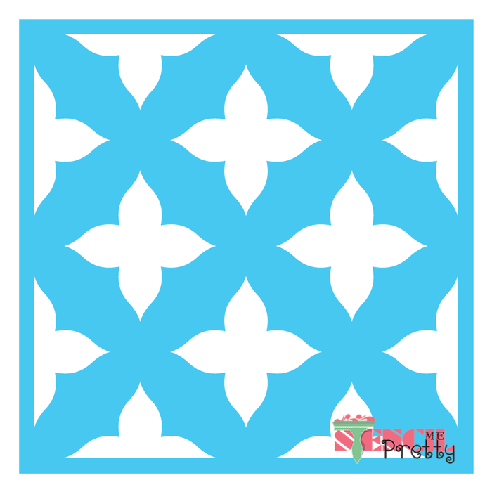 moroccan tile stencil