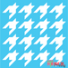 hounds tooth stencil
