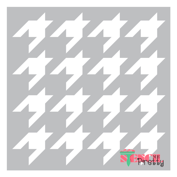 hounds tooth stencil