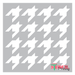 hounds tooth stencil