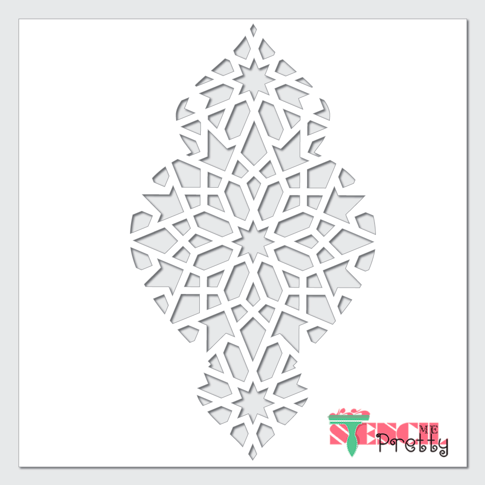 Iranian wall art stencil