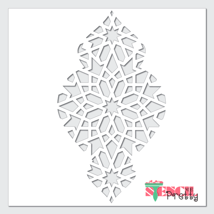 Iranian wall art stencil