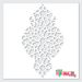 Iranian wall art stencil