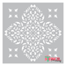 intricate damask stencil