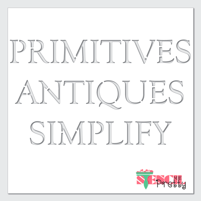 antiques stencil