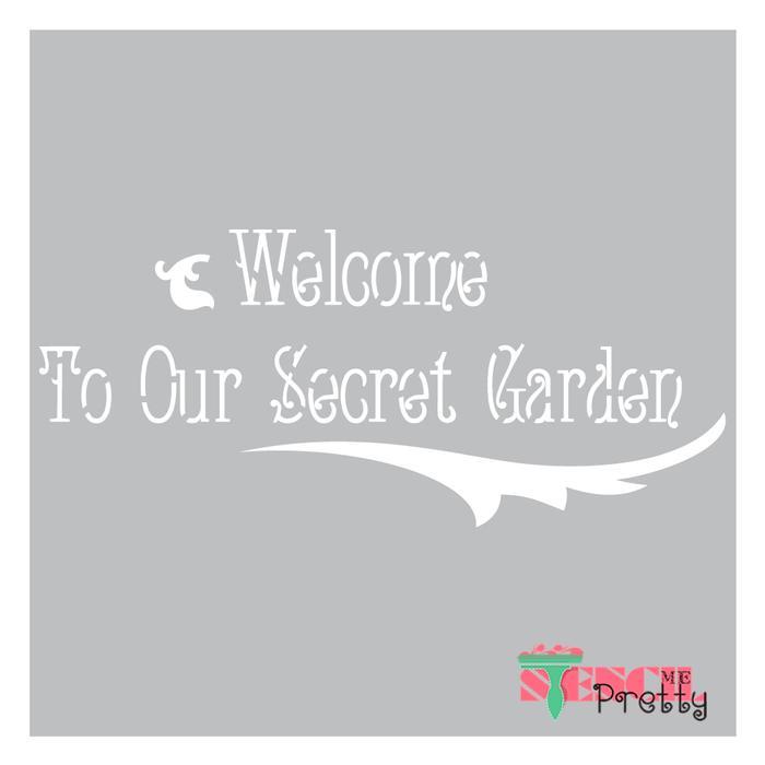 garden sign stencil
