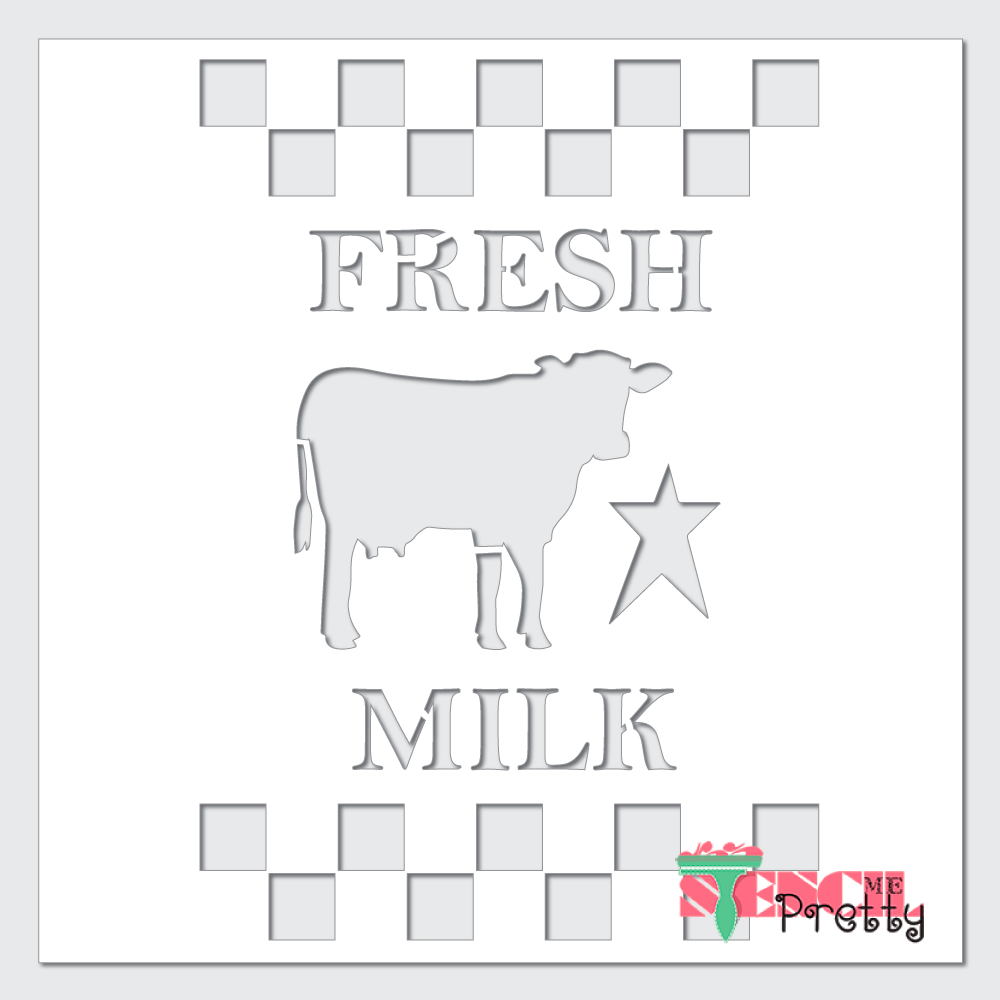 cow stencil