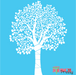 realistic tree stencil